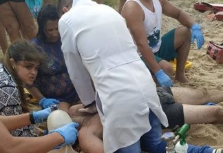 Bombeiros socorrem três vítimas de afogamento na Baía da Traição, mas uma não resiste e morre 