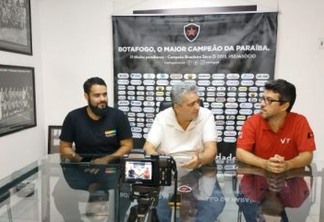Vice de futebol faz avaliação do clube e quer Botafogo-PB com mais pegada