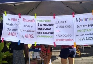 COMBATE À AIDS: Secretaria de Saúde realiza ação em Campina Grande