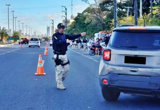 PRF na Paraíba reforça o policiamento durante o feriado prolongado