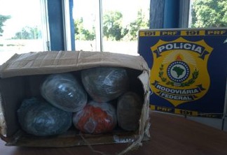 PRF na Paraíba prende homem com 5 kg de maconha