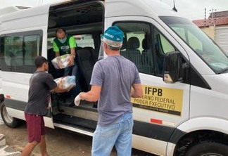 IFPB Solidário: 510 cestas básicas são entregues em comunidades carentes