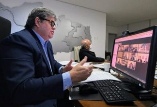 João Azevêdo concede entrevista coletiva virtual para detalhar plano de retomada gradual das atividades