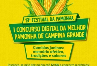 Concurso digital elegerá a melhor pamonha de Campina Grande