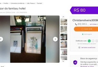 HISTÓRIA VENDIDA: 'Bazar do Hotel Tambaú' é excluído de anúncio na internet após reportagem do Polêmica Paraíba