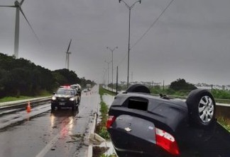 PRF na Paraíba alerta sobre o perigo de dirigir em dias chuvosos e os riscos de acidentes causados por aquaplanagem