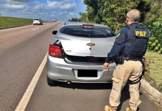PRF na Paraíba recupera veículo de locadora com apropriação indébita