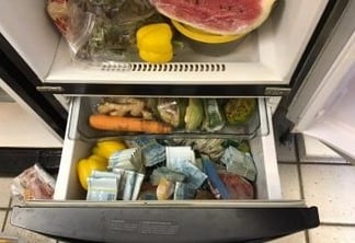 R$ 100 MIL: PF apreende dinheiro em geladeira e freezer em operação contra tráfico internacional