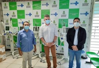 Julian Lemos faz entrega de 10 respiradores para tratamento da COVID-19, em Campina Grande - VEJA VÍDEO