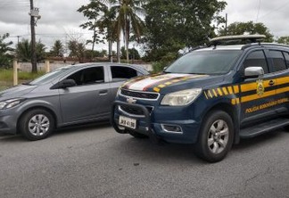PRF recupera veículo em menos de 24 horas do registro da ocorrência de furto, na Paraíba