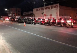 Mais de 20 motos são apreendidas para regularização do cano de escape, em João Pessoa