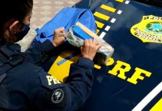 Polícia Rodoviária Federal prende suspeito com maconha após tentativa de fuga na PB