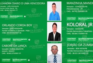 “MANZINHA MANDRAK”, “ORLANDO COROA BOY”; “CABORÉ DA LANÇA”: Paraíba tem uma lista extensa de nomes exóticos a vereador – CONFIRA NOMES