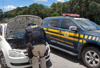 PRF recupera na Paraíba veículo roubado há dois meses no Rio Grande do Norte