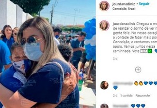 AGLOMERAÇÃO: Jourdana Diniz, candidata à prefeita de Conceição é condenada pela Justiça Eleitoral a pagar R$ 100 mil 