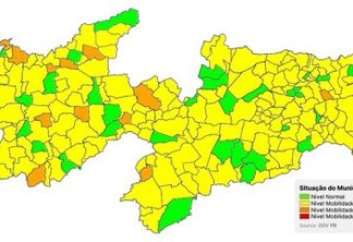 NOVO NORMAL PARAÍBA: Aumenta número de municípios em bandeira verde, mas 80% ainda estão na amarela