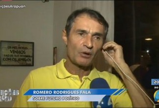 Após vitória de Bruno Cunha Lima no primeiro turno, Romero Rodrigues se lança para disputar o Governo da Paraíba: "Estou com meu nome a disposição"