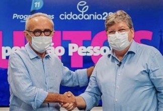 João Azevêdo cogita convidar Cícero ao Cidadania e diz ser "natural" um apoio do prefeito em 2022