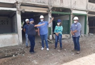 Ruy faz visita técnica às obras no antigo CAIC de Mangabeira, onde vai funcionar o IFPB