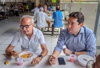 Cícero Lucena e Felipe Leitão inauguram novo restaurante popular no Centro de João Pessoa, nesta segunda-feira