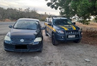 PRF na Paraíba recupera veículo roubado em São Paulo