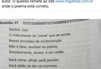 Cássio Cunha Lima lamenta que “Habeas Pinho”, de seu pai tenha sido adulterado e usado sem autoria em questão do ENEM