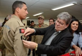 189 ANOS: João Azevêdo promove policiais militares na data que marca o aniversário da corporação