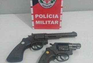 Polícia Militar prende suspeitos com armas de fogo próximo ao presídio de Santa Rita