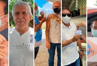 Deputados paraibanos recebem primeira dose da vacina contra a Covid-19 - Veja quem já foi imunizado