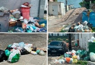 GUERRA DO LIXO EM JP: moradores denunciam acúmulo de lixo nas ruas da capital; prefeitura garante a normalidade da coleta