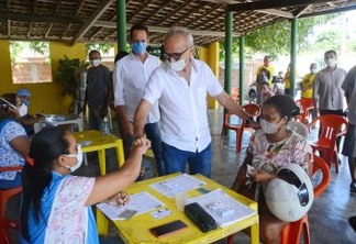 Cícero acompanha em Paratibe vacinação contra a Covid-19 dos povos quilombolas
