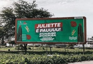 "JULIETTE É PAU": Outdoor em apoio à paraibana do BBB 21 surge em Campina Grande