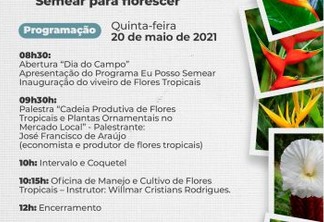 Prefeitura de João Pessoa e Sesc inauguram Viveiro de Flores Tropicais