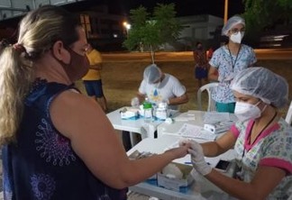 Testagem aberta atende moradores do bairro Bivar Olinto em Patos