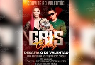 Lutadora de MMA Cris Cyborg desafia "valentão" DJ Ivis para combate: "Mostrar suas habilidades contra mulheres"