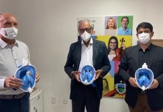 Saúde recebe doação de máscaras que ajudam no tratamento de pacientes com Covid-19