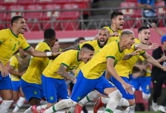 MEDALHA GARANTIDA: Goleiro paraibano defende cobrança de pênalti e Brasil avança para a final do futebol masculino