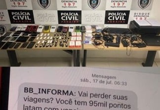 Polícia Civil deflagra Operação Password e apreende material para golpes virtuais em apartamento no Cabo Branco