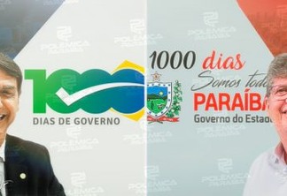MIL DIAS DE GOVERNOS: quais as marcas das gestões de Jair Bolsonaro e João Azevêdo?