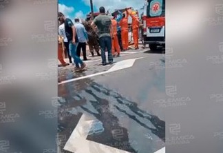 TAPUMES ROMPERAM: Trabalhadores são soterrados em obra do Exército na BR-230 - VEJA VÍDEO