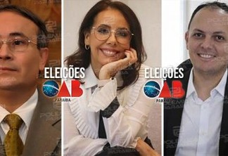 ELEIÇÕES OAB/PB: Kiu formou maioria em JP e Campina e Harrison venceu no Brejo e Sertão; veja o desempenho dos candidatos