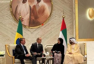Presidente Jair Bolsonaro chega a Dubai e inicia série de reuniões oficiais