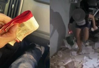 Mulher é presa após pegar dinheiro em escombros de banco explodido na Paraíba