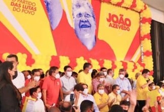 Em filiação de João Azevêdo ao PSB, Tião Gomes fala em sentimento de esperança renovada: 'Continuação do desenvolvimento da PB'