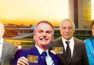 “FARRA” COM CARTÃO CORPORATIVO: Em 3 anos, Bolsonaro gastou 20% a mais do que antecessores e vira alvo do TCU; confira a quantia