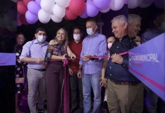 Aguinaldo garante recursos para saúde em Alhandra e comemora inauguração da Policlínica da Mulher