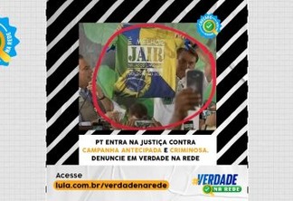 PT entra na Justiça contra campanha antecipada de Jair Bolsonaro