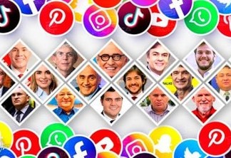 SUCESSO NAS REDES! Saiba quem são os políticos paraibanos com o maior número de seguidores no Instagram, Facebook, e Twitter