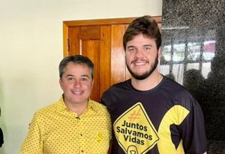 Ao lado de Bruno Cunha Lima, Efraim participa de Campanha Maio Amarelo para conscientização no trânsito