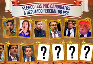 ELENCO DO PSC: Com chegada de Ruy e Romero, partido se coloca como protagonista e espera eleger até três deputados federais na PB; confira os pré-candidatos